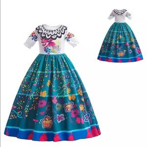 Encanto Mirabel Floral Costume Dress 5077
